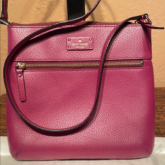 kate spade Handbags - Kate Spade NY Grove Street Millie Fuchsia Pebbled Leather Crossbody Bag Like New